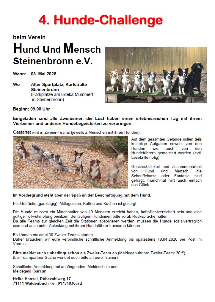 Challenge 2026 Einladung